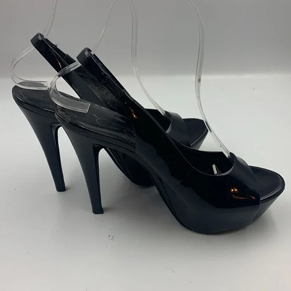 High heel slingback pumps. - Picture 2 of 4